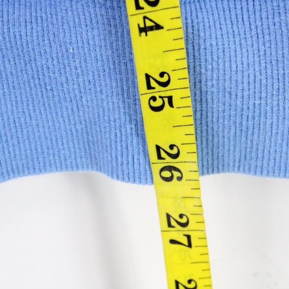 Vintage Rocksmith Crewneck Sweatshirt Mens Blue Embroidered Ninjas L 90's - Picture 9 of 9